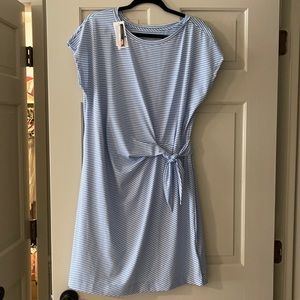 Side tie dress